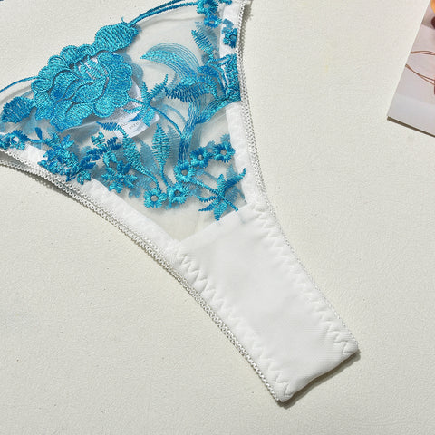 Embroidery Mesh Lingerie